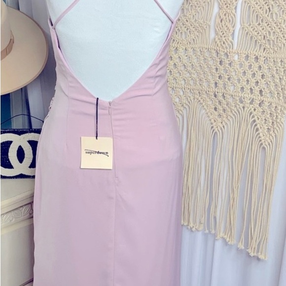NWT Revolve - Superdown Belle Maxi Dress in Mauve | Size Small - Picture 7 of 11